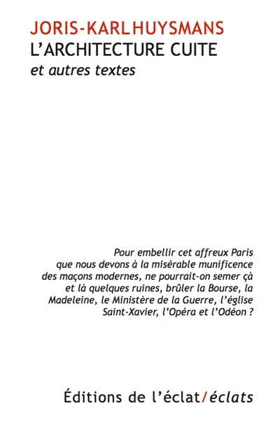 L’architecture cuite